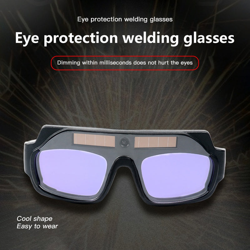 Automatic Darkening Dimming Welding Glasses Anti-glare Argon Arc Welding Glasses Welder Eye Protection Goggles Tools