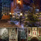 Solar Garden Festoon String Lights Outdoor Waterproof Street Fairy Garland New Year Party Christmas Backyards Decoration Lamp