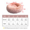 Pet Dog Bed Warm Fleece Round Dog Kennel House Long Plush Winter Pets Dog Beds For Medium Large Dogs Cats Soft Sofa Cushion Mats