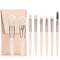 8Pcs Mini Travel Women Unicorn Makeup Brush Set Portable Soft Concealer Beauty Foundation Eye Shadow Tool Eyelash Brush With Bag