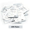 200/400Pairs Hydrogel Patches Eyelash Extension Patch Eyelashes Patch Lash Extension Supplies Under Eye Patches Eye Pads Patch