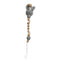 1pc Crochet Bunny Baby Pacifier Clip Chain BPA Free Wooden Beads Appease Soother Chain Clips Newborn Dummy Holder Nipple Clip