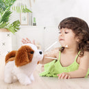 Walking Barking Cute Puppy Pet Dog Toy with Battery Control Halloween Birthday Gift for Boys Girls Kawaii Electronic Plush Toys