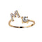 A-Z Letter Adjustable Opening Rings For Women Couple Alphabet Name Men Initials Ring Men Wedding Finger Jewelry anillos mujer