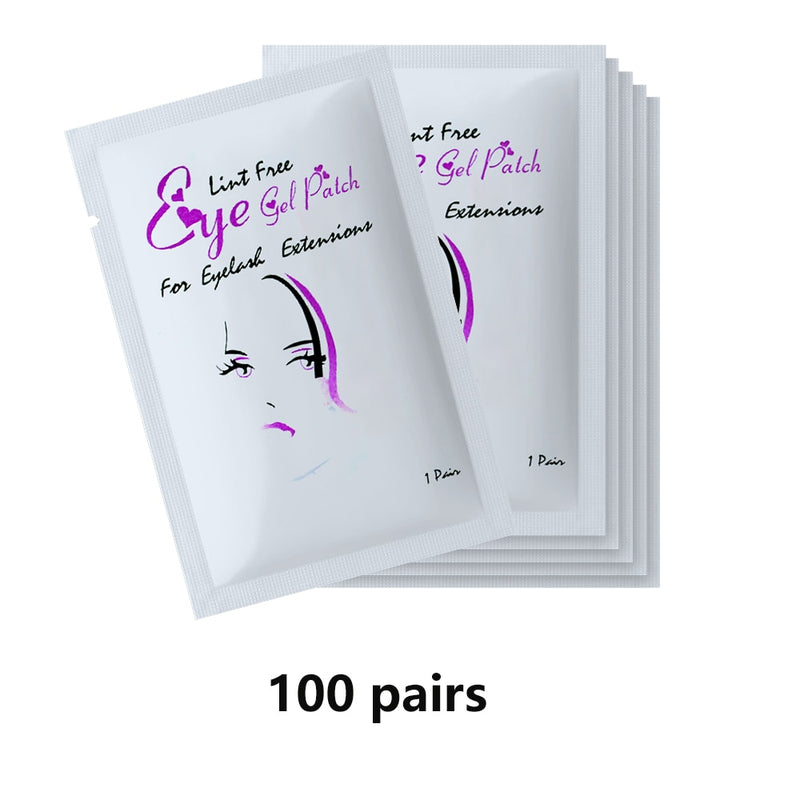 20/50/100 Pairs Eye Pad Eyelash Pad Gel Patch Patch Grafted Under The Eyelashes For False Eyelash Extension Paper Sticker Makeup