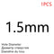Punching Leather Hole Punch Round Steel Leather Craft Hollow Hole Punch 1mm-30mm for Metal Gaskets Leather Plastic Rubber