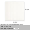 32*32 50*50 Dots Classic Base Plates Blocks DIY Small Size City Road Bricks Baseplates Construction Building Toys For Kids Gifts