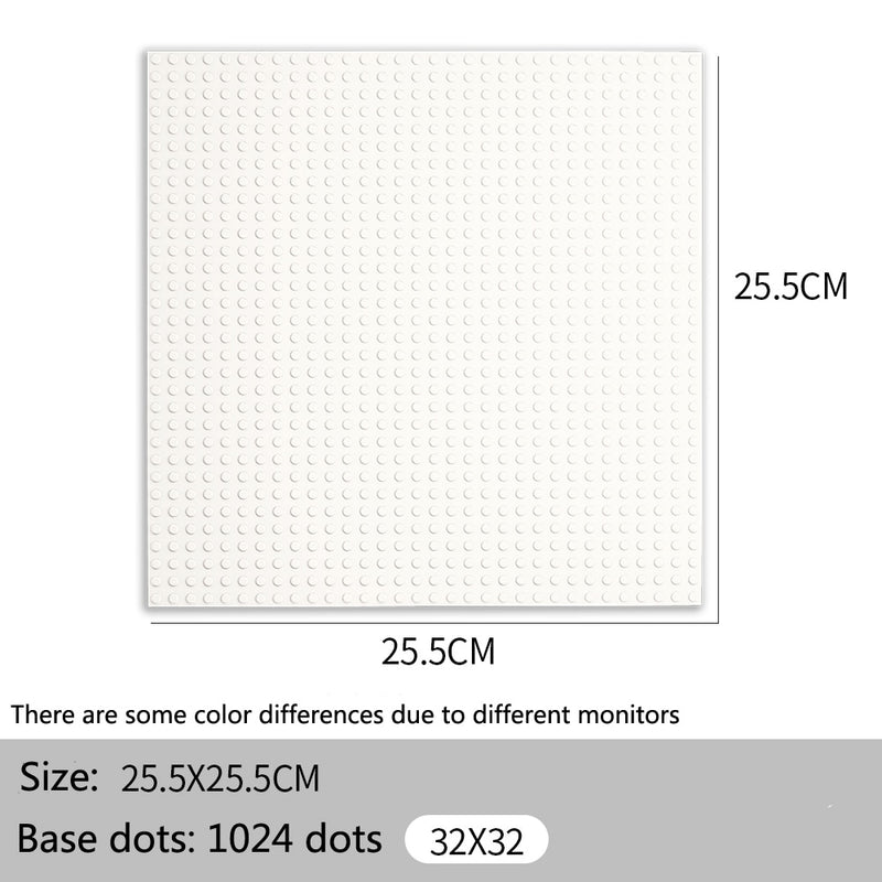 32*32 50*50 Dots Classic Base Plates Blocks DIY Small Size City Road Bricks Baseplates Construction Building Toys For Kids Gifts
