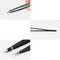Hair Removal Tweezers Stainless Steel Eyebrow Tweezers Pink Slanted Black Tip Point Face Harmless Makeup Beauty Tool Black/Pink