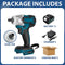 Brushless Cordless Electric Impact Wrench 18V Rechargeable Wrench Power Tool Compatible with Makita Battery Electric wrench