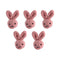 1pc Crochet Bunny Baby Pacifier Clip Chain BPA Free Wooden Beads Appease Soother Chain Clips Newborn Dummy Holder Nipple Clip