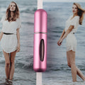 1PC Top Quality 5ml Perfume Bottle Mini Metal Sprayer Refillable Aluminum Perfume Atomizer Travel Size