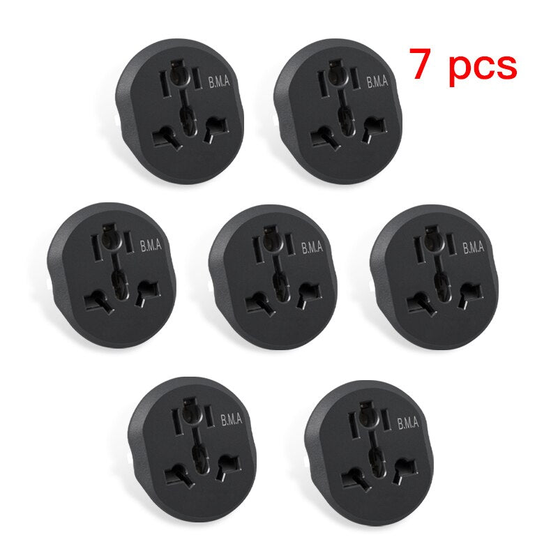 Herepow Universal Plug Converter FR AU US UK To EU Travel Adapter High Quality Home Plug Adapter 16A 250V Wall Electric Socket