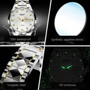 Free Dropping Role Watch Men Quartz Mens Watches Top Luxury Brand Watch Man Gold Stainless Steel Relogio Masculino Waterproof