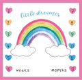 Baby Milestone Background Photo Blanket Infant Photography Backdrop Cloth Kids Photographic Calendar Photo Props Accessories