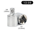 1/4&quot; 3/8&quot; 1/2&quot; Ratchet Wrench Adapter Chrome Vanadium Steel Sleeve Adapter Drive Socket Converter Wrench-sleeve Joint Converter