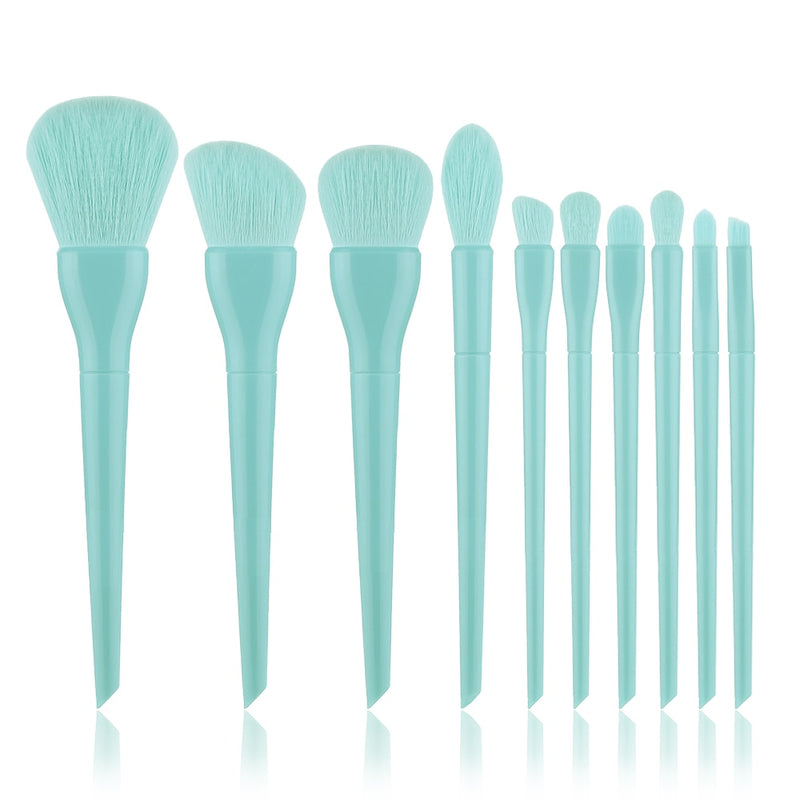 FLD Candy Makeup Brushes Set Face Foundation Powder Eye Shadow Eyebrow Highlight Kabuki Blending Brush Beauty Cosmetic Tools