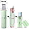 CkeyiN EMS Light Therapy Beauty Machine Facial Massager + Ultrasonic Skin Scrubber + Blackhead Remover + Nano Spray Face Steamer
