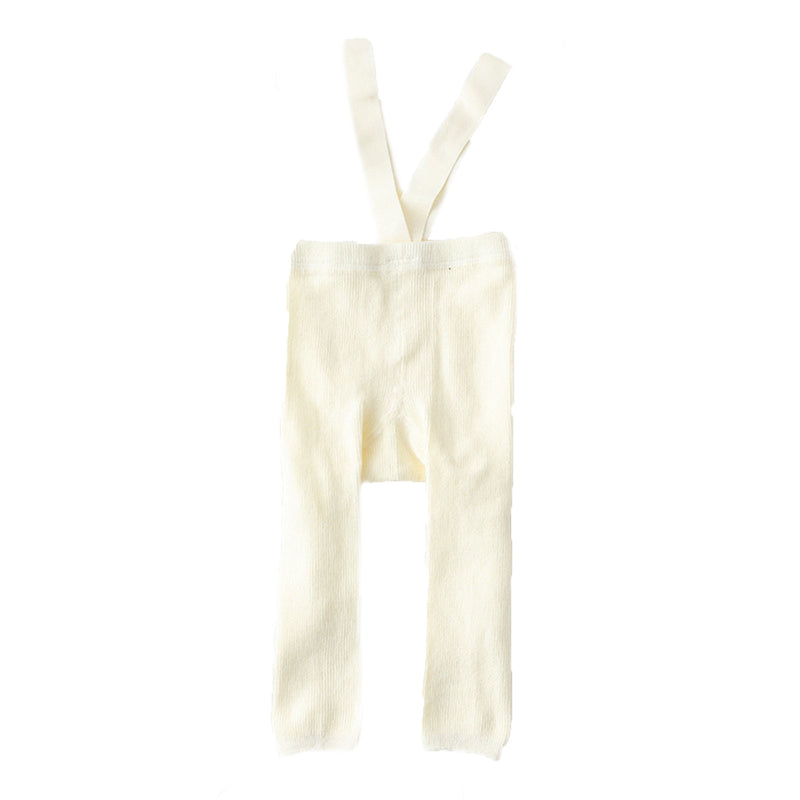 Infant Baby Girl Boy Suspender Leggings High Waist High Elasticity Solid Simple Style Spring Clothing Accessories Stockings 1-2Y
