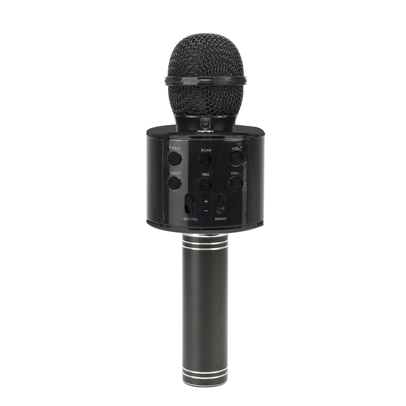 WS858 Portable Bluetooth Karaoke dj Microphone Wireless Professional Speaker Home KTV Handheld Microphone mikrofon