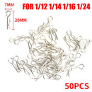 50PCS RC Car Part 1/5 1/6 1/7 1/8 1/10 1/12 1/14 1/16 RC Cars Shell Body Clips Pins Housing Latch R Buckles Fixed SCX10 90046