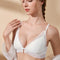 DERUILADY Sexy Lace Front Closure Bras For Women Underwear Seamless Push Up Bra Lingerie Plus Size Wireless Backless Bralette