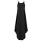 Women Dress Summer 2021 Casual Sleeveless Retro Halter Solid Beach Long Dress Round Neck Sling Fashion Beach Clothes Plus Size