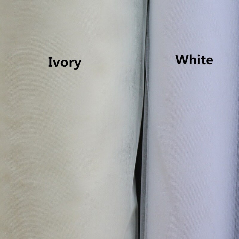 NZUK cheap Real Photos 3M or 2M White/Ivory Wedding Veil One-layer long Bridal Veil Head Veil Wedding Accessories Hot Sell