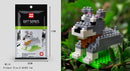 Mini Building Blocks 3D Animal  Diamond Model Micro Bricks Dog Cat Bird Moose Wolf Panda Macaw Toys For Children Birthday Gifts