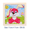11X11CM Kids Wooden Puzzle Toy Vehicle Animal Jigsaw Cartoon Animal Traffic Tangram Toys Educational Toys Puzzles for Kids Gifts