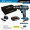2 Speed Cordless Impact Drill 21V Electric Screwdriver Home Mini 1500 Mah 18650 Lithium Battery Wireless Rechargeable Hand Drill