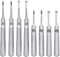 Leather Hole Punches 1+2+4+6 Prong DIY Diamond Lacing Stitching Chisel Set U/V Shaped Groover Leather Edge Beveler Skiving Tools