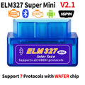 New ELM327 V1.5 OBD2 Scanner PIC18F25K80 Bluetooth/Wifi ELM 327 OBD Car Diagnostic Tool For Android /IOS OBDII Mini Code Reader