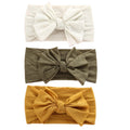 3pcs/lot Cable Knit Baby Girl Headband Bandeau Bebe Nylon Headbands for Newborn Girls Elastic Hair Band Baby Hair Accessories