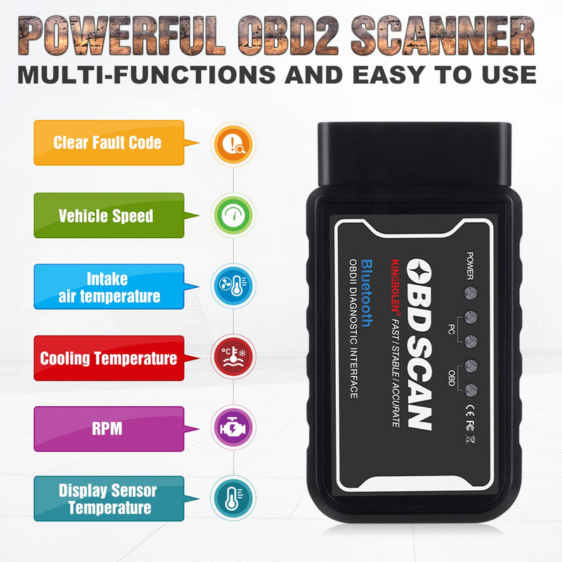 New ELM327 V1.5 OBD2 Scanner PIC18F25K80 Bluetooth/Wifi ELM 327 OBD Car Diagnostic Tool For Android /IOS OBDII Mini Code Reader