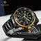100%Original WISHDOIT Watch for Men TOP Brand Waterproof Sports Stainless Steel Chronograph 2021New Fashion Luxury Wristwatches