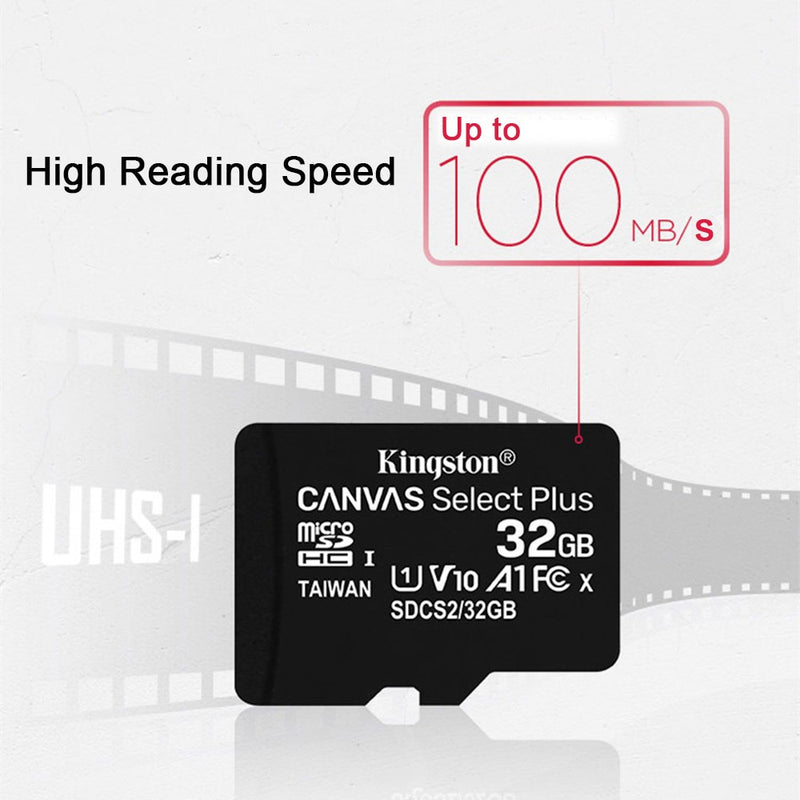 Kingston Memory Card 128GB 32GB SDCS2 TF 64GB 256GB SDCS2 Micro SD Card 100MB/S Reading Speed Class 10 Flash Card SD