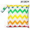 Baby Diaper Bag Cartoon Print Waterproof Wet Dry Nappy Zipper Handbag Stroller Carry Pack Travel Outdoor Wet Diaper Storage Bags