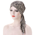 2021 New Elastic Fashion Turban Hat Solid Color Women Warm Winter Headscarf Bonnet Inner Hijabs Cap Muslim Hijab femme Wrap Head