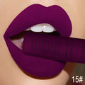QIBEST Brand 34 Colors Liquid Lipstick Waterproof Matte Nude Lipstick Pigment Red Long Lasting Lip Gloss Women Makeup Lipgloss