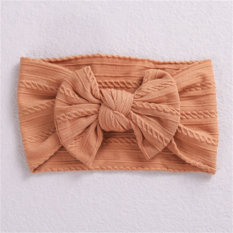 BalleenShiny Fashion Florals Headband Newborn Baby Elastic Princess Hairbands Child Kids Pearl Fresh Style Cute Headwear Gifts