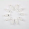 10 Pcs Plastic Nail Clip Nail Art Gel Polish Remover Soak Off Cleaner Cap Clip 8 Colours