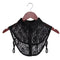 Fashion White Black Lace Fake Collar Blouse Vintage Detachable Shirt False Collar Lapel Blouse Top Women Clothes Accessories