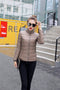 Light Duck Down Puffer Coat Women 2022 Autumn Coats Warm Duck Down Female Casual Jacket Stand Collar Pocket Lady Slim Jacket 3XL