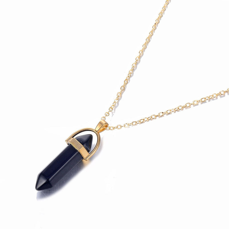 IPARAM Fashion Trend Crystals Necklace Bohemian Hexagon Opal Pendant Necklace Female Hexagon Crystal Necklace Gift 2021 NEW