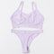 Sexy Women Bra Set Seamless Bra and Pantys Set Sexy Lingerie Set Rib Crop Top Female Brassiere Low Wasit Thong Fitness Underwear