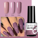 LILYCUTE 3 PCS Gel Nail Polish Set Nude Pink Glitter Sequins Matte Effect Gel Long Lasting Base Top Coat Nail Art Design Hybrid