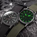 Fashion Mens Watches Luminous Hands Clock Luxury Military Sports Date Quartz Wristwatch Men Casual Nylon Watch relogio masculino
