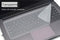 Universal Laptop Cover Keyboard Skin Dustproof Waterproof Soft Silicone Protector Generic for Macbook 12-14 inch and 15-17 inch