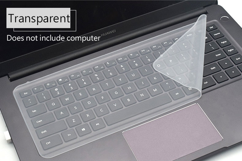 Universal Laptop Cover Keyboard Skin Dustproof Waterproof Soft Silicone Protector Generic for Macbook 12-14 inch and 15-17 inch